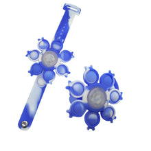 Cargar imagen en el visor de la galería, JUGUETE INTERACTIVO: PULSERA CON LUCES LED, POPIT Y SPINNER ✨
